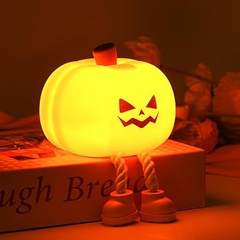 Amazon.com: Pumpkin Night Light, Cute LED Pumpkin Lamp with